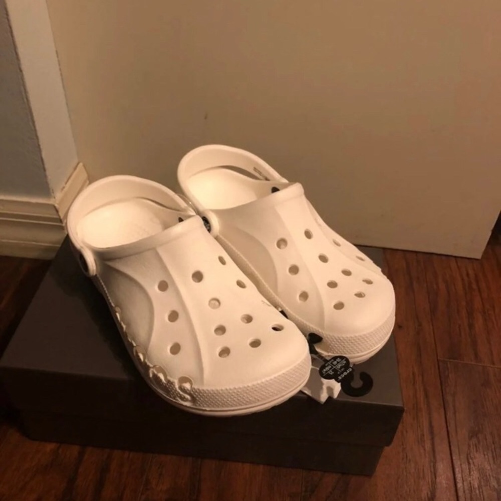 Nwt CROCS white baya clogs shoes sandals slippers - Picture 5 of 6